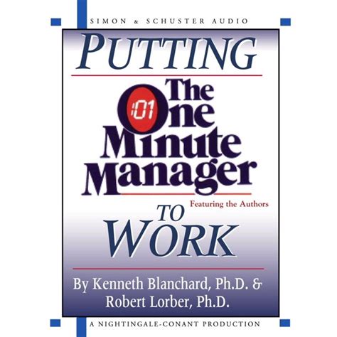 putting one minute manager to work Ebook Kindle Editon