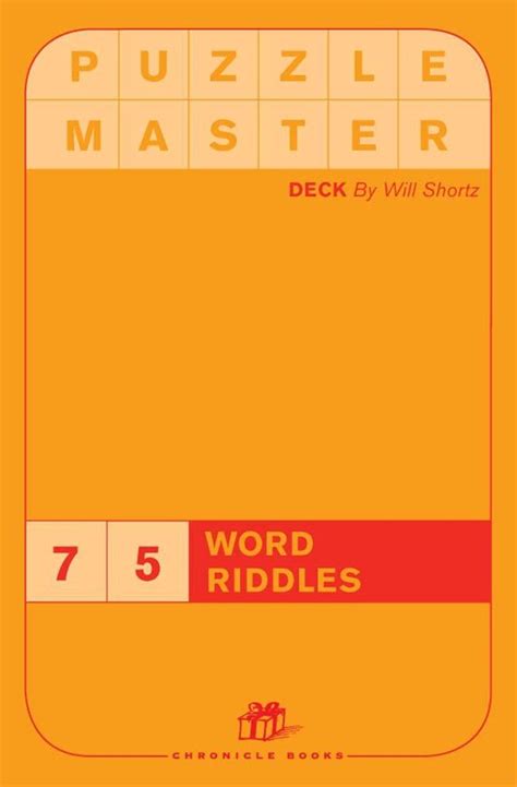 puzzlemaster deck 75 word riddles puzzlemaster deck 75 word riddles PDF