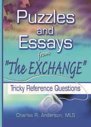 puzzles and essays from the exchange tricky reference questions PDF