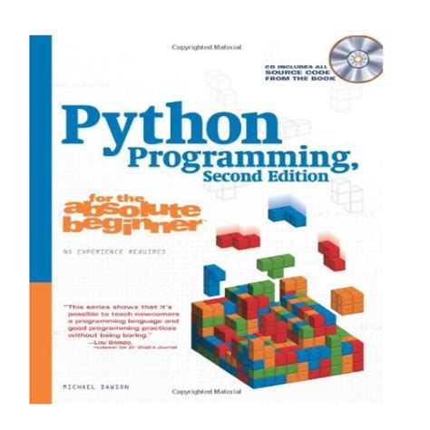 python programming for the absolute beginner second edition Epub