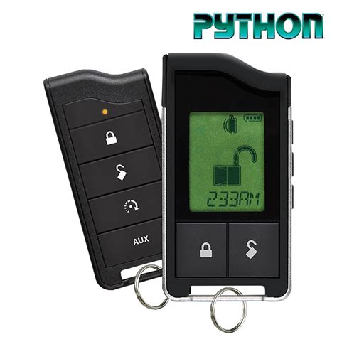 python remote car starter instructions PDF