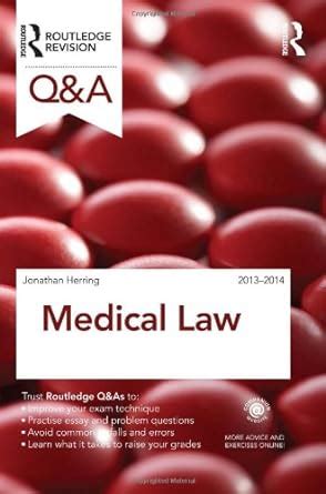 q a medical law 2013 2014 q a medical law 2013 2014 Doc