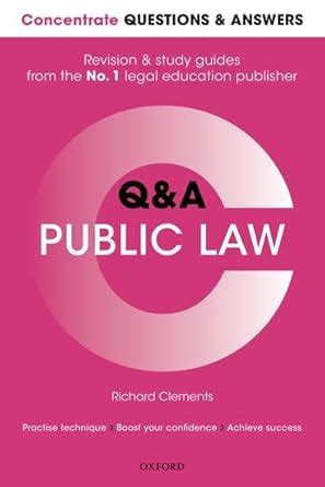 q a revision guide public law 2013 and 2014 q a revision guide public law 2013 and 2014 Kindle Editon