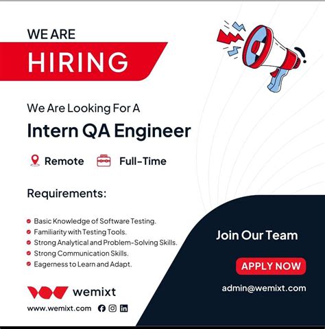 qa engineer internship
