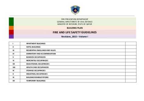 qcd qatar fire safety standards Epub