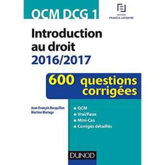 qcm dcg introduction questions corrig es PDF