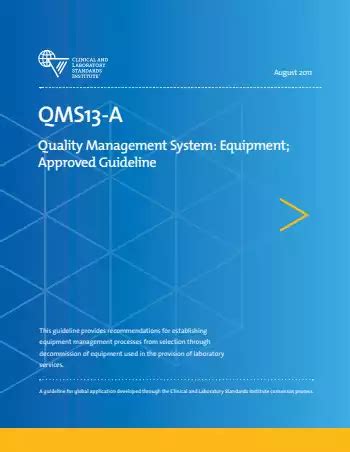 qms13 a quality management system equipment Doc