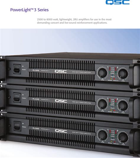 qsc 1200 user guide PDF