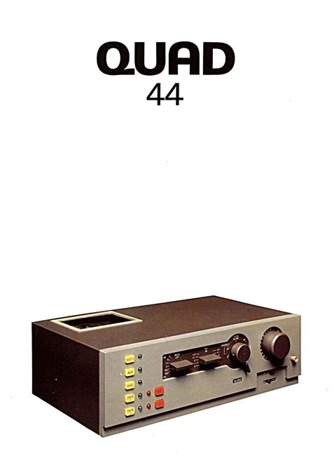 quad 44 user manual Reader