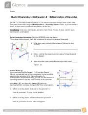quake epicenters and magnitude student guide answers PDF