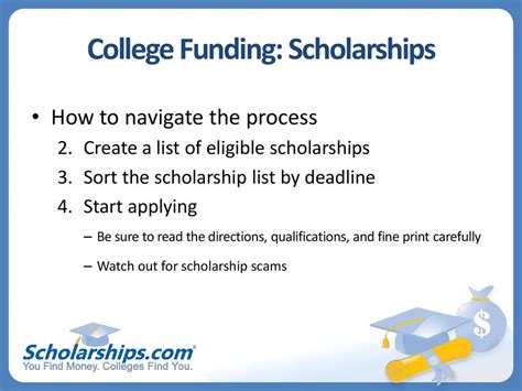 qualifications for scholarships