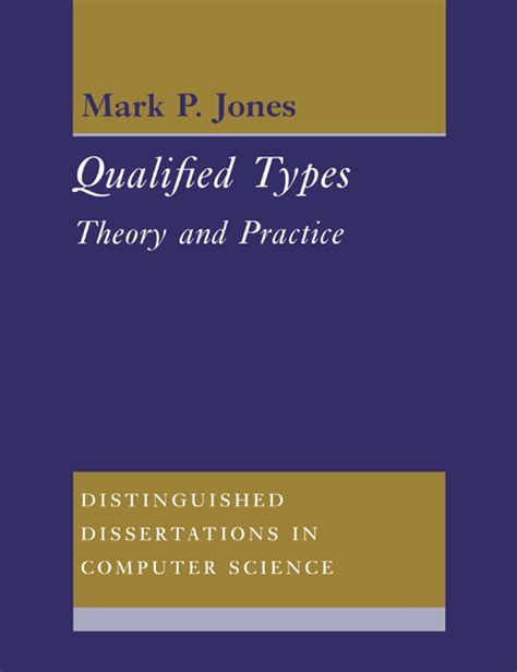 qualified types theory and practice distinguished dissertations in computer science PDF