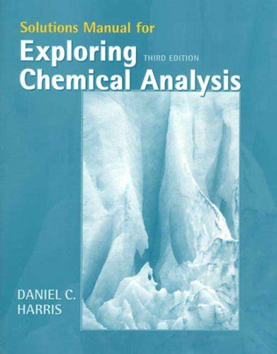 qualitative chemical analysis harris solution manual Epub