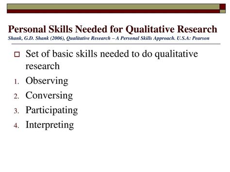 qualitative research a personal skills approach Doc