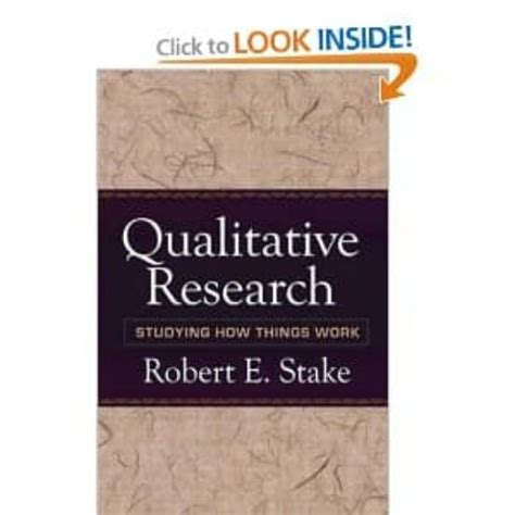 qualitative research studying how things work robert stake pdf Epub