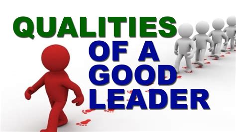 qualities of a good leader tagalog