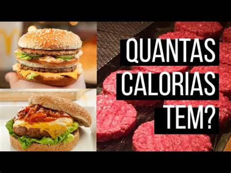 quantas calorias tem um hambúrguer