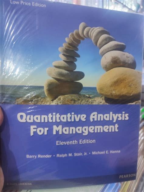 quantitative analysis for management 12th edition Reader