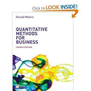 quantitative methods for business 4th edition pdf PDF