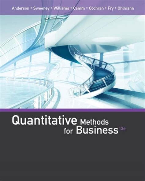 quantitative methods for business quantitative methods for business Reader