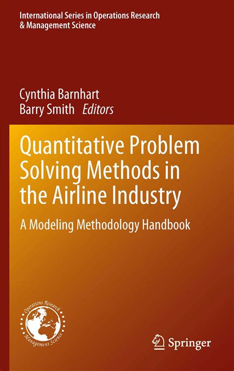 quantitative problem solving methods in the airline industry Ebook Epub