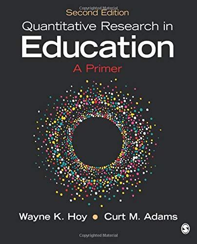 quantitative research in education a primer Epub