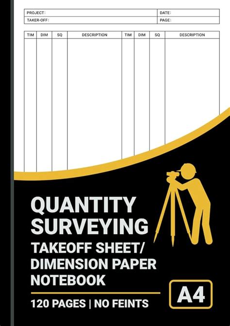 quantity surveying take off paper PDF