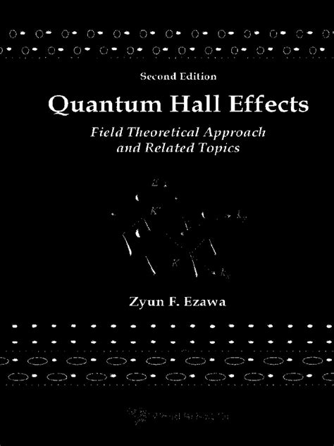 quantum hall effects field theorectical approach and related topics Doc