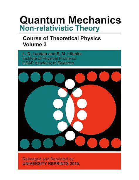 quantum mechanics non relativistic theory 2nd edition volume 3 of course of theoretical physics PDF