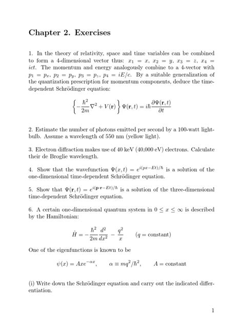 quantum mechanics questions and answers Reader