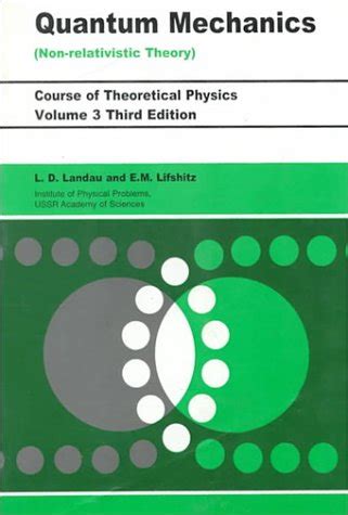 quantum mechanics third edition non relativistic theory volume 3 Kindle Editon