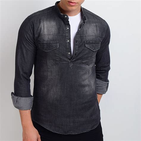 quarter button shirt