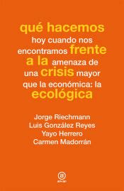 que hacemos frente a la crisis ecologica PDF