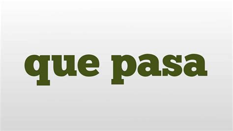 que pasa response