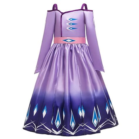 queen elsa purple dress