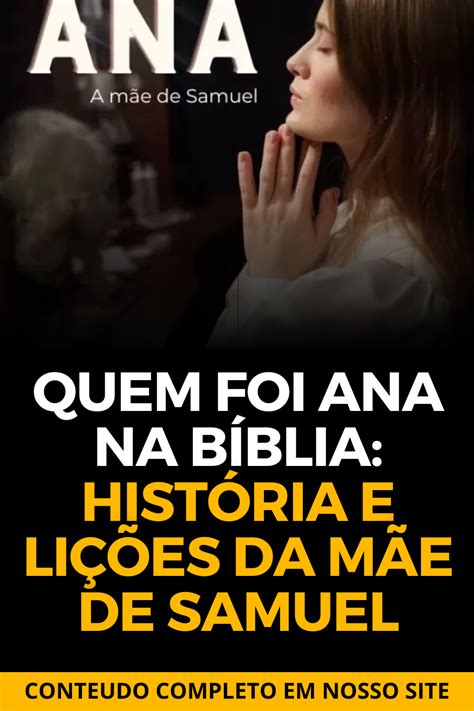 quem foi ana na bíblia