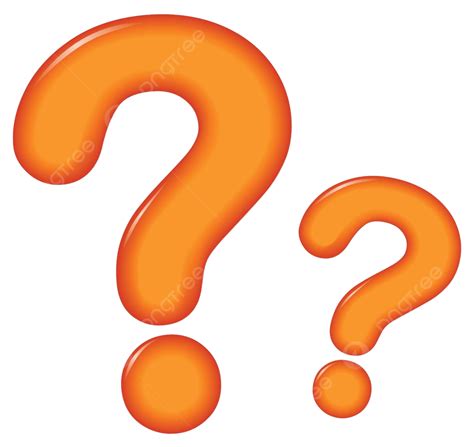 question and answer icon orange