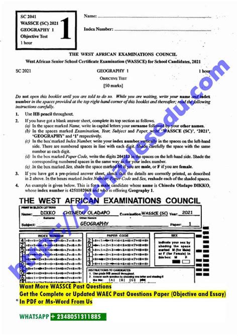 question answer waec 8 4 2014 geography Reader