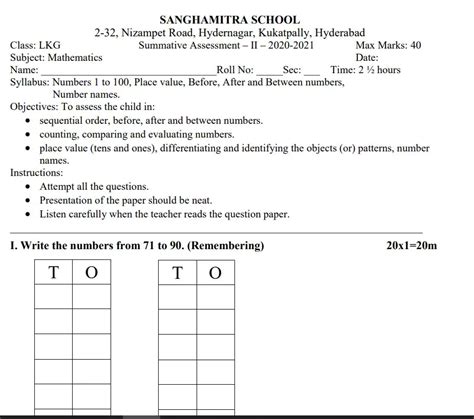 question paper for lkg students Epub