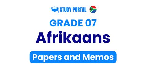 question paper grade 7 afrikaans Kindle Editon