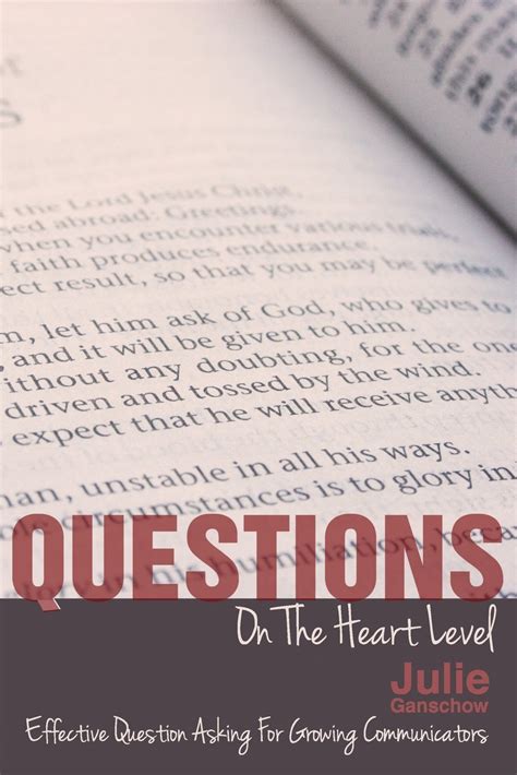 questions on the heart level effective question asking for biblical counselors Reader