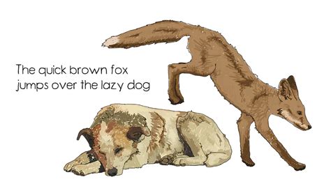 quick brown fox lazy dog