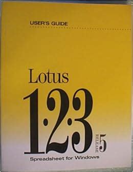 quick reference guide for lotus 123 release 5 for windows Reader