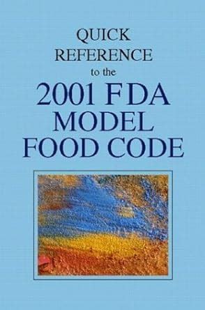 quick reference to the 2001 fda model food code Epub