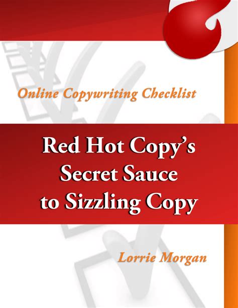 quick start guide to writing red hot copy 2nd edition Doc