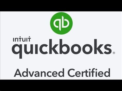 quickbooks advanced certification exam answers Epub