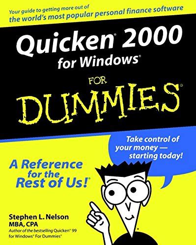 quicken 2000 for windows for dummies Epub