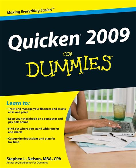 quicken 2009 for dummies Reader