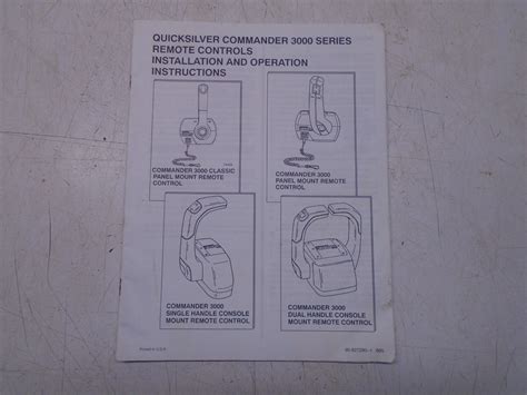 quicksilver remote control 3000 manual Reader