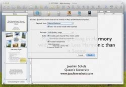 quicktime manual advance on imac keynote presentation Reader